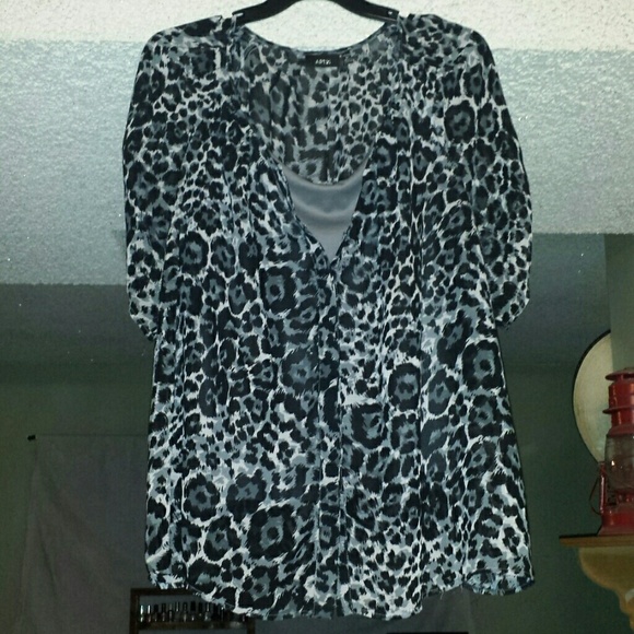 Blouse with camisole, Maxi dress, & Jeans