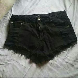 High waisted shorts