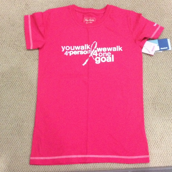 Reebok pink shirt