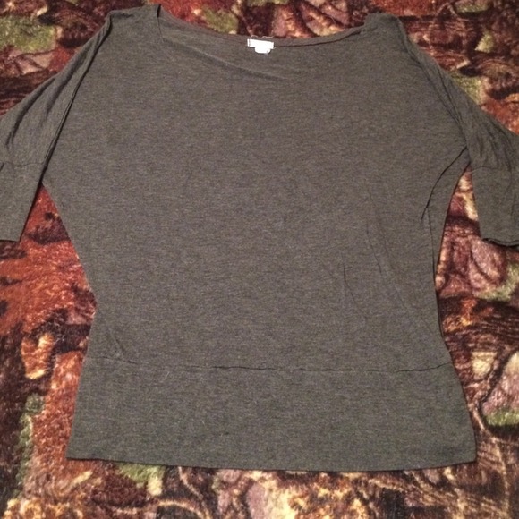 Black half sleeve off the shoulder shirt