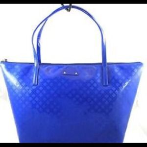 Kate Spade Emerald Avenue Sophie Blue Tote Purse