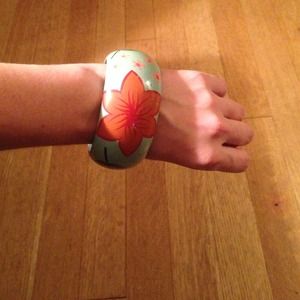 Fun hand painted bangle!