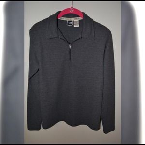 HOLD Gray North Face Half Zip