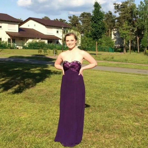 Purple everpretty prom dress