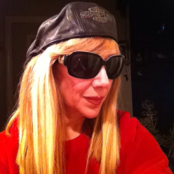 Black Harley Davidson Leather Ivy Cap🌹 - Picture 2 of 4