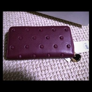 Purple studded Deux Lux wallet