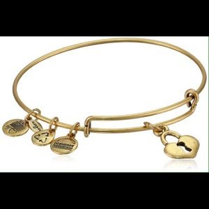 Alex and Ani "key to my heart" expandable bracelet