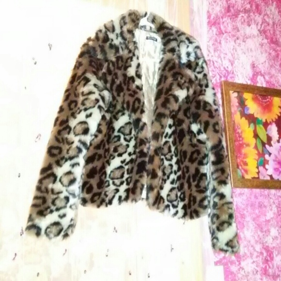 Cheeta Faux Fur Jacket