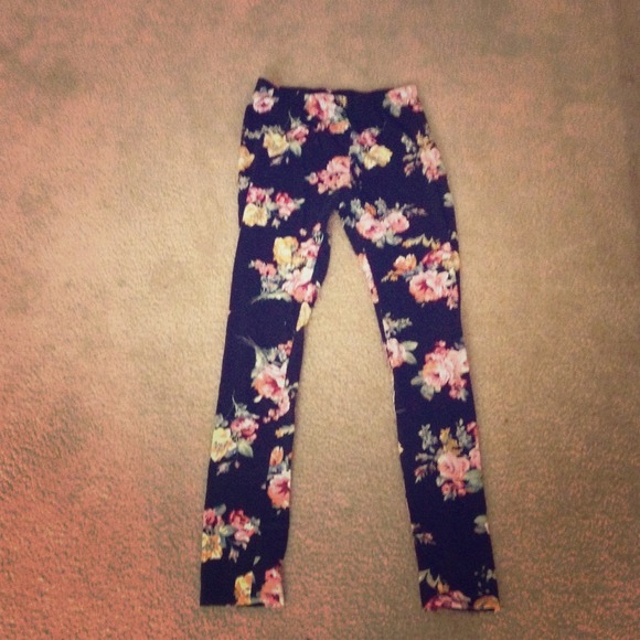 Floral leggings