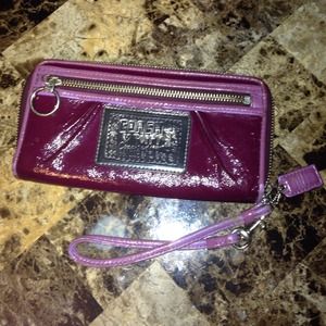COACH wristlet wallet