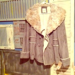 Gorgeous faux suede coat