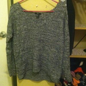 Marble gray sweater