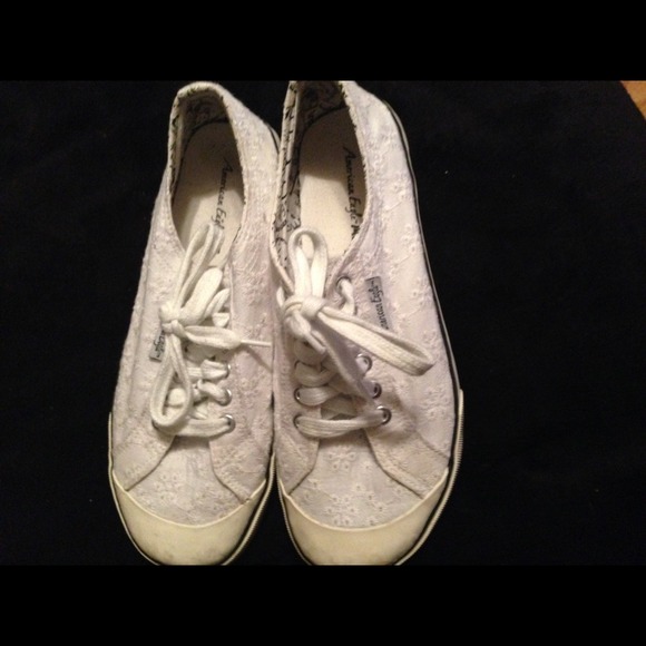 White sneakers