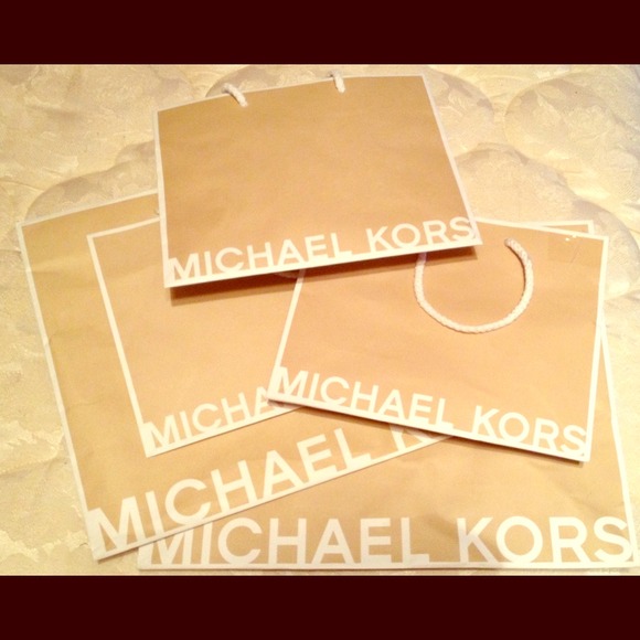 Lot of 5 michael kors shopping bags