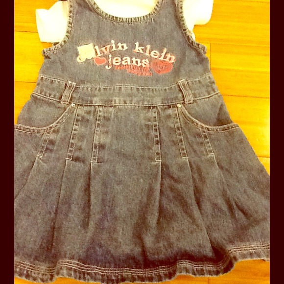 Calvin Klein denim dress - Picture 1 of 3