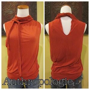 /Anthropologie/ Orange Tank