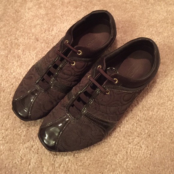 Coach brown sneakers