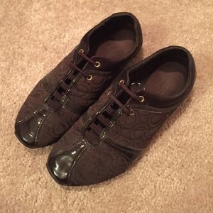 Coach brown sneakers