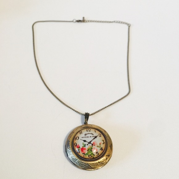 Floral Locket Necklace