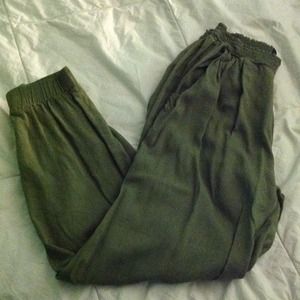 harem pants & cream top bundle