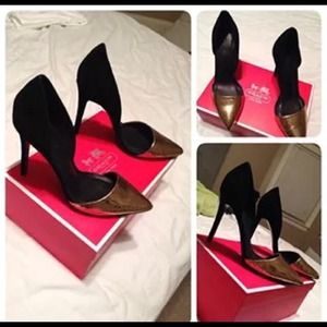 Coach high heels.