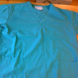 Turquoise scrub set
