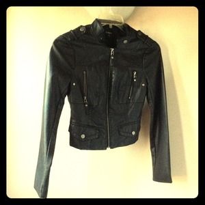 BEBE leather Jacket Excellent Condition