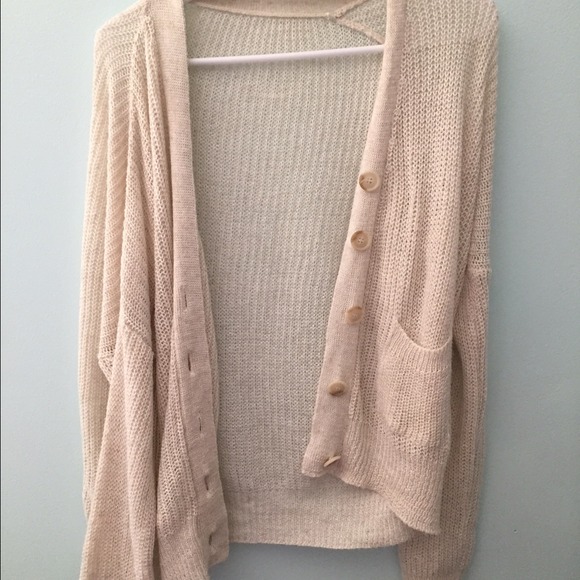 Brandy Sweater white cream color