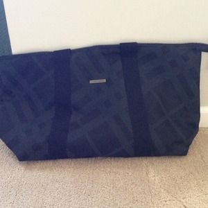 Burberry travel tote.
