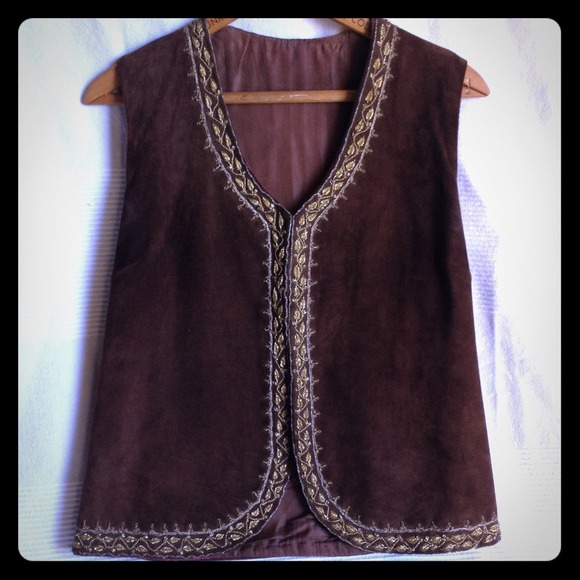 🎄 VINTAGE SEUEDE VEST 🎄