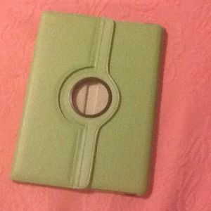 Green iPad case