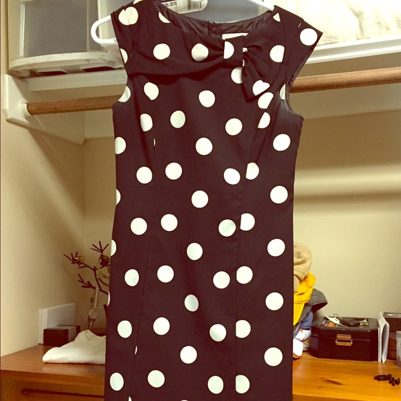 Black and White polka dot dress by Studio size 6