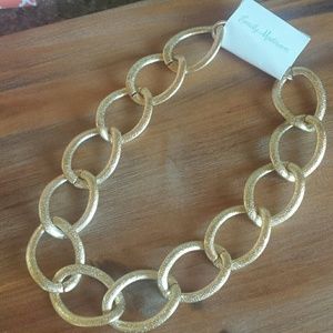 Gold Chain statement necklace