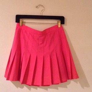 Pink tennis skirt