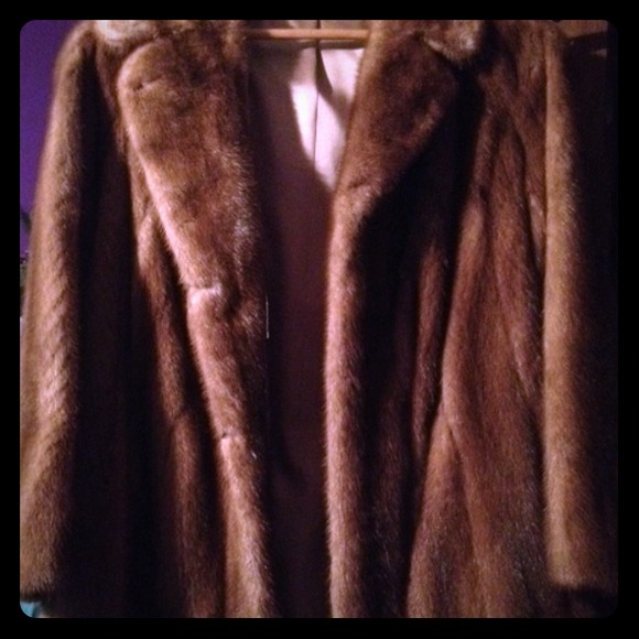 Long 100% real mink fur