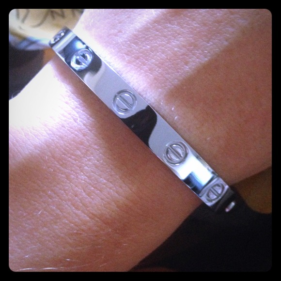 White gold Cartier bracelet