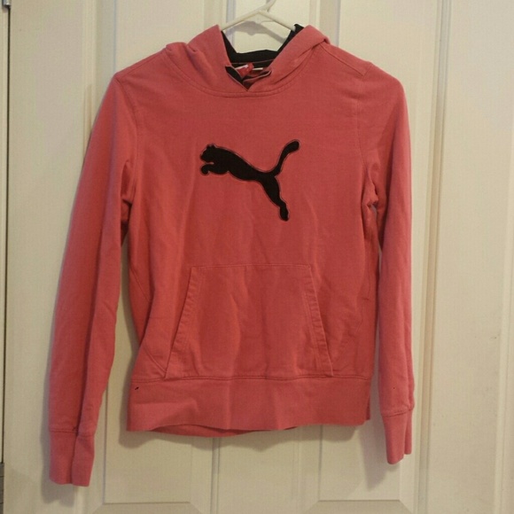 Salmon Colored Puma Hoodie