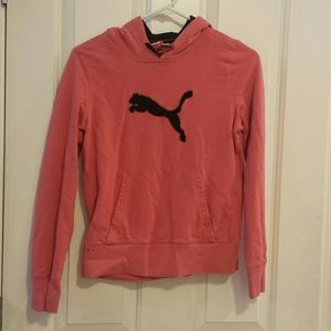Salmon Colored Puma Hoodie