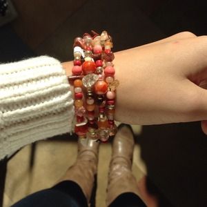 Fall colored bracelet.