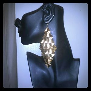 Diamond  Dangle  Earrings