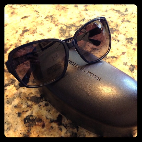 Blue Michael Kors sunglasses