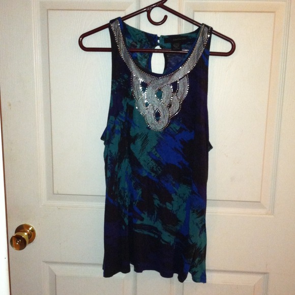 Sleeveless Teal tank top