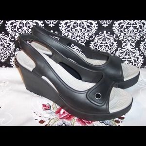 Croc wedges. New but no tags