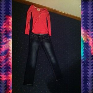 💋hollister and rue21 outfit!