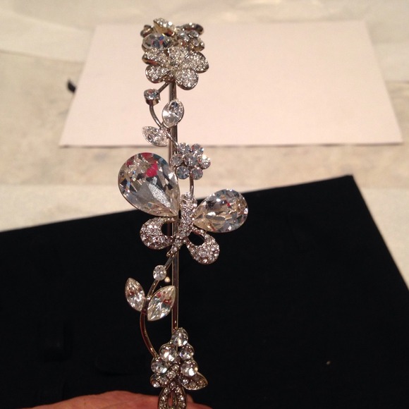 IMPRESSION BRIDAL Tiara/Headband  w/CRYSTALS
