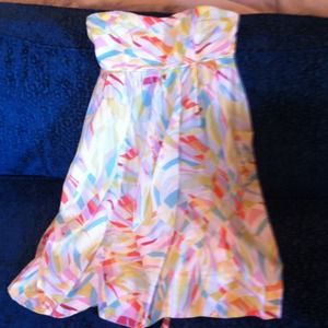 Geometric print dress. Sold