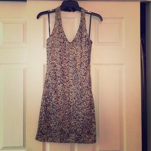 Sequin halter dress