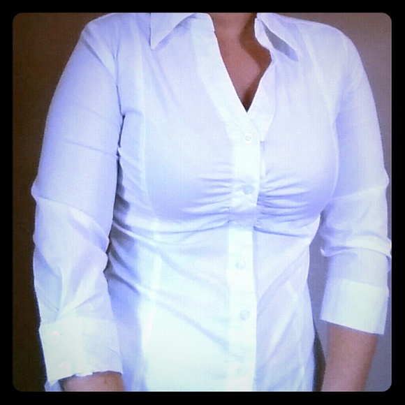 Charlotte Russe White Blouse Nwt