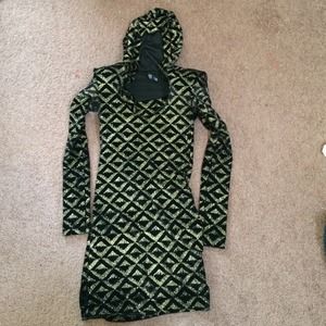 Brian Lichtenberg Hooded Dress - Medium