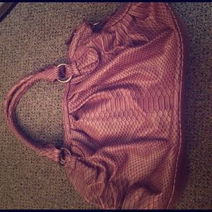 Nine West Purple Snake Skin Purse